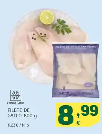 HiperDino Filete de gallo oferta