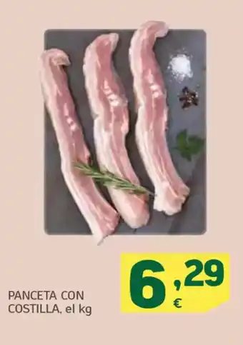 HiperDino Panceta con costilla oferta