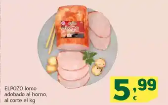 HiperDino ELPOZO lomo adobado al horno oferta