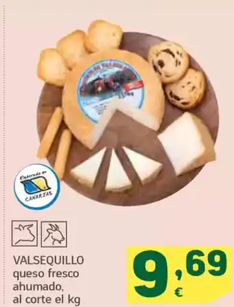 HiperDino VALSEQUILLO queso fresco ahumado, oferta