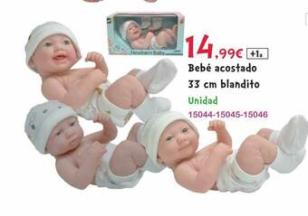 Josber Toys Bebé Acostado 33 Cm Blandito oferta
