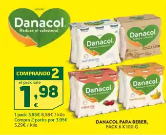 HiperDino DANACOL Para beber oferta