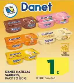 HiperDino DANET Natillas sabores oferta