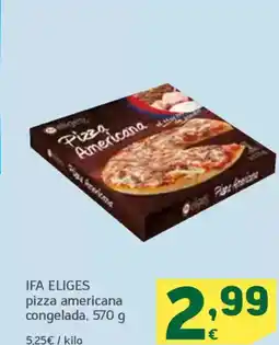 HiperDino IFA ELIGES pizza americana congelada oferta