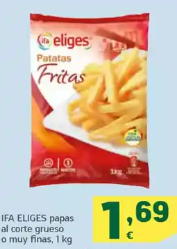 HiperDino IFA ELIGES papas al corte grueso o muy finas oferta