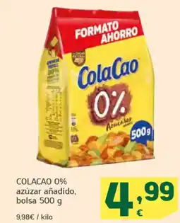 HiperDino COLACAO 0% azúzar añadido, bolsa oferta