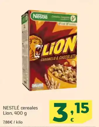 HiperDino NESTLÉ cereales Lion oferta