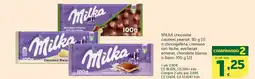 HiperDino MILKA chocolate caramel peanut o chocogalleta, cremoso con leche, avellanas enteras, chocolate blanco o Daim oferta