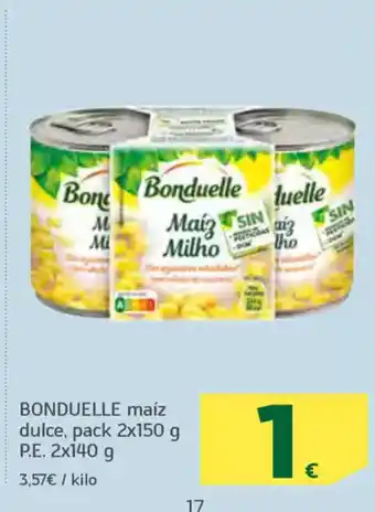 HiperDino BONDUELLE maíz dulce oferta