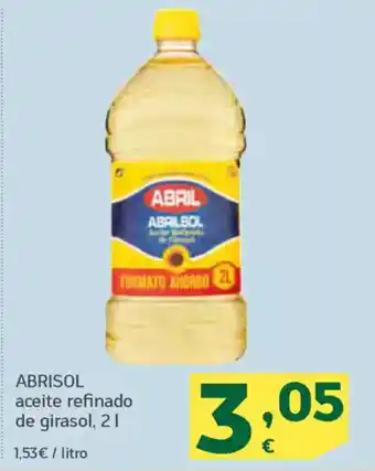 HiperDino ABRISOL aceite refinado de girasol oferta