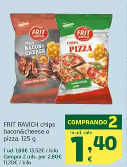 HiperDino FRIT RAVICH chips bacon&cheese o pizza oferta