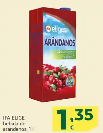 HiperDino IFA ELIGE bebida de arándanos oferta