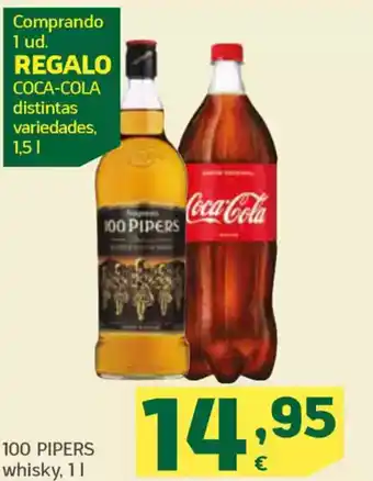 HiperDino 100 PIPERS whisky oferta