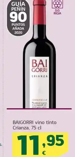 HiperDino BAIGORRI vino tinto Crianza oferta