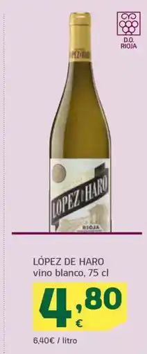 HiperDino LÓPEZ DE HARO vino blanco oferta