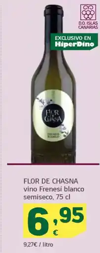 HiperDino FLOR DE CHASNA vino Frenesí blanco semiseco oferta