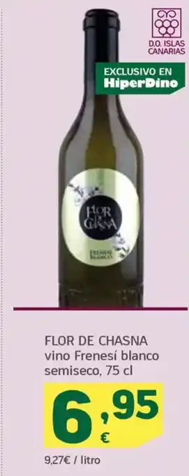 HiperDino FLOR DE CHASNA vino Frenesí blanco semiseco oferta