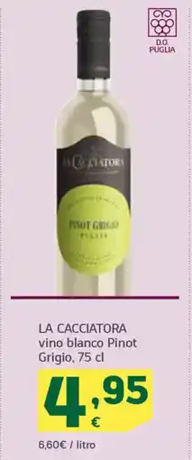 HiperDino LA CACCIATORA vino blanco Pinot Grigio oferta