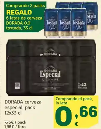 HiperDino DORADA cerveza especial oferta