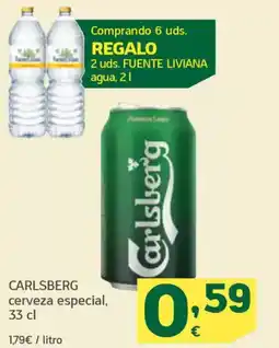 HiperDino CARLSBERG cerveza especial oferta