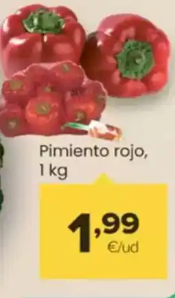 Autoservicios Familia Pimiento rojo oferta