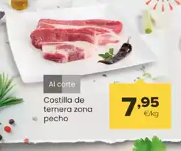 Autoservicios Familia Costilla de ternera zona pecho oferta