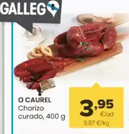 Autoservicios Familia O CAUREL Chorizo curado oferta