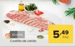 Autoservicios Familia Costilla de cerdo oferta