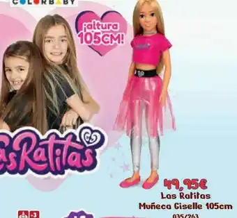 Jugueterías Nikki Las Ratitas Muñeca Giselle 105cm oferta