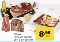 Autoservicios Familia GISVA Panceta curada con o sin costilla oferta