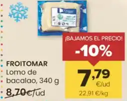 Autoservicios Familia FROITOMAR Lomo de bacalao oferta