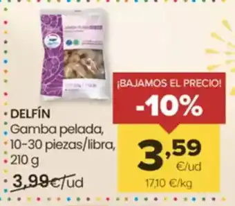 Autoservicios Familia DELFÍN Gamba pelada oferta