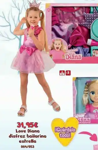 Jugueterías Nikki Love Diana Disfraz Bailarina Estrella oferta