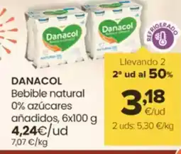 Autoservicios Familia DANACOL Bebible natural 0% azúcares oferta