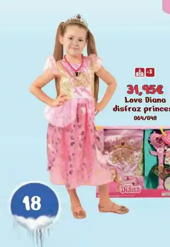 Jugueterías Nikki Love Diana Disfraz Princess oferta