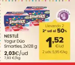 Autoservicios Familia NESTLÉ Yogur Dúo Smarties oferta