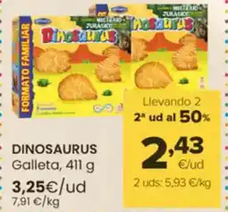 Autoservicios Familia DINOSAURUS Galleta oferta