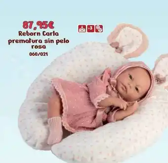 Jugueterías Nikki Reborn Carla Prematura Sin Pelo Rosa oferta