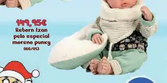 Jugueterías Nikki Reborn Izan Pelo Especial Moreno Punky oferta