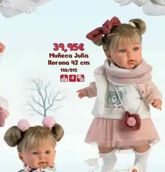 Jugueterías Nikki Muñeca Julia Llorona 42 Cm oferta
