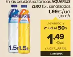 Autoservicios Familia AQUARIUS ZERO En las bebidas isotónicas oferta