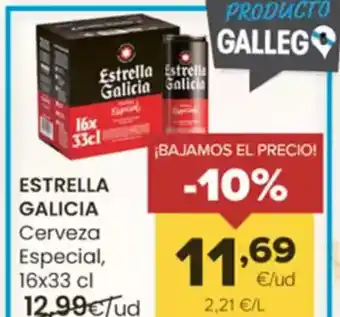 Autoservicios Familia ESTRELLA GALICIA Cerveza Especial oferta