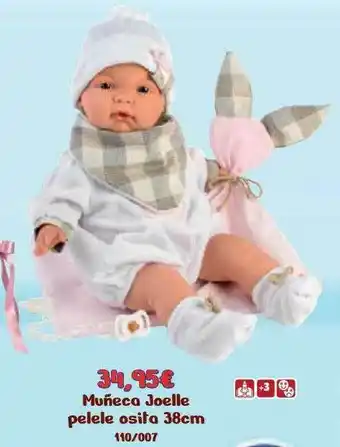 Jugueterías Nikki Muñeca Joelle Pelele Osita 38cm oferta