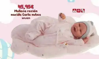Jugueterías Nikki Muñeca Recién Nacida Carla Nubes oferta