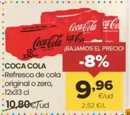 Autoservicios Familia COCA COLA Refresco de cola original o zero oferta