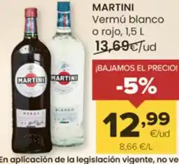 Autoservicios Familia MARTINI Vermú blanco oferta