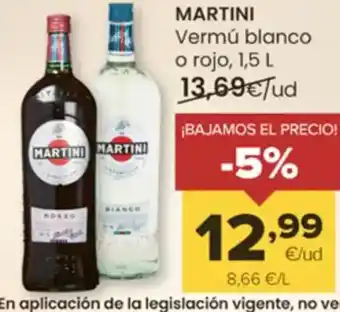 Autoservicios Familia MARTINI Vermú blanco oferta