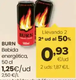 Autoservicios Familia BURN Bebida energética oferta