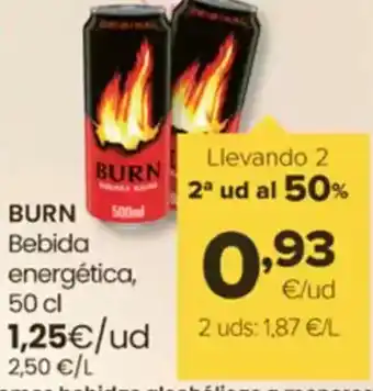 Autoservicios Familia BURN Bebida energética oferta