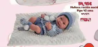 Jugueterías Nikki Muñeca Recién Nacida Pipo 42 Cms oferta